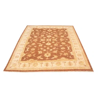 Ecarpetgallery One-of-a-kind Peshawar Oushak Hand-knotted New Age 9'1" X 11'9" Wool Area Rug In Brown
