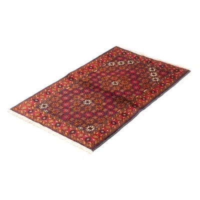 Ecarpetgallery One-of-a-kind Royal Hand-knotted New Age 2'9" X 4'9" Wool Area Rug In Red