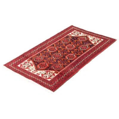 Ecarpetgallery One-of-a-kind Royal Hand-knotted New Age 3'3" X 5'9" Wool Area Rug In Dark Navy
