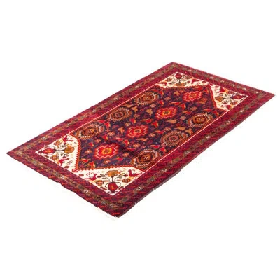Ecarpetgallery One-of-a-kind Royal Hand-knotted New Age 3'4" X 6'3" Wool Area Rug In Red