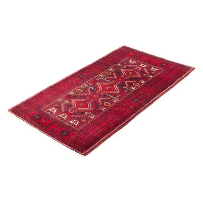 Ecarpetgallery One-of-a-kind Royal Hand-knotted New Age 3'5" X 6'5" Wool Area Rug In Red