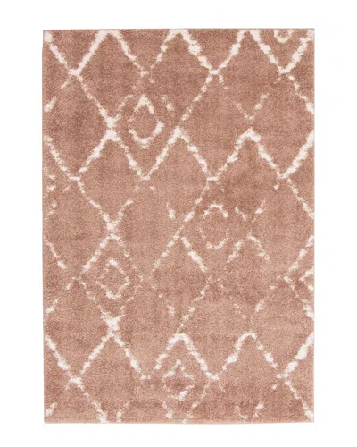 Ecarpetgallery Pandora Moroccan Geometric Shag Rug In Pink