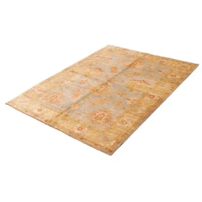 Ecarpetgallery Peshawar Oriental Hand-knotted Rectangle 6'1" X 8'7" Wool Area Rug In Brown/beige/cream In Brown,beige,cream