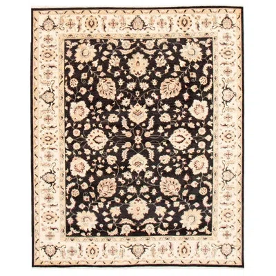 Ecarpetgallery Peshawar Oushak Black/beige Rug 8' X 9'10" In Black,beige