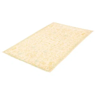 Ecarpetgallery Peshawar Oushak Cream Rug 4'11" X 7'9" In Cream;light Gold