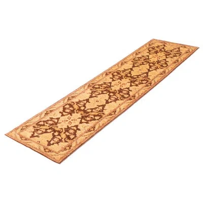 Ecarpetgallery Peshawar Oushak Dark Brown Rug 2''7" X 10''5" In Brown;dark Brown
