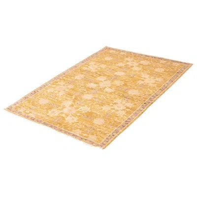 Ecarpetgallery Peshawar Oushak Dark Gold Rug 5'1" X 7'11" In Ivory;dark Gold;light Gray