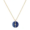 Ecce | Artisan Diamonds Women's Enamelled Mini Diamond Buttons 14k Yellow Solid Gold Necklace - Purple In Gold