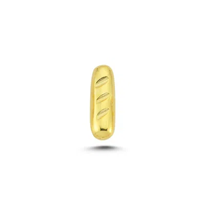 Ecce | Artisan Diamonds Women's Gold 925k Sterling Silver Baguette Bread Mini Pin