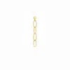 Ecce | Artisan Diamonds Women's Rose Gold 14k Solid Gold Chain Earring Back - Single In Gold