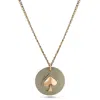 Ecce | Artisan Diamonds Women's Rose Gold 14k Solid Gold Queen Of Spades Diamond Necklace In Gold