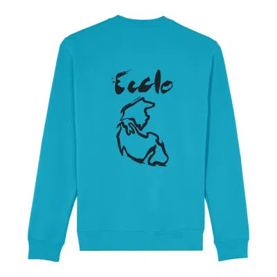 Ecclo Blue Pangea Recycled Turquoise Sweatshirt