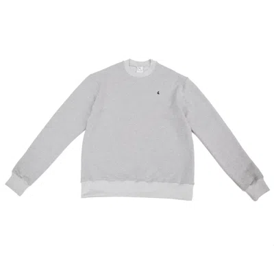 Ecclo Grey Aluminio Crew Neck Sweatshirt - Recycled