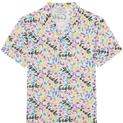 Ecclo Men's Black / Yellow / Orange  Five Color Shirt In Black/yellow/orange