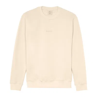 Ecclo White Recycled Cream Sweatshirt