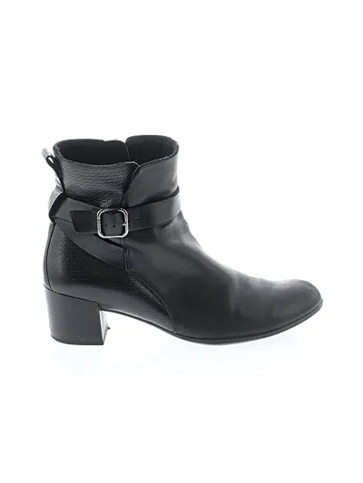 Pre-owned Ecco Ankle Boots In Black