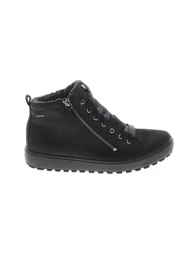 Pre-owned Ecco Ankle Boots In Black