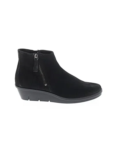 Pre-owned Ecco Ankle Boots In Black