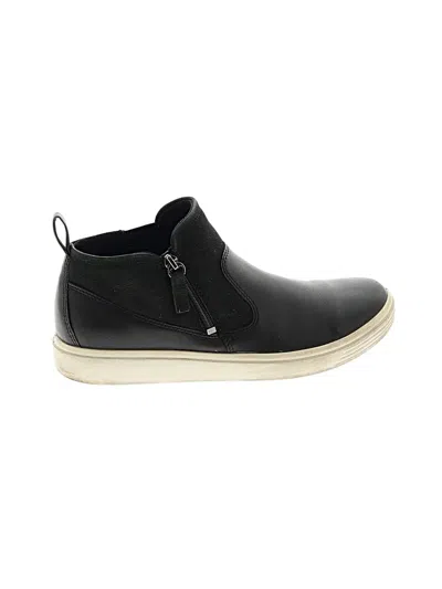 Pre-owned Ecco Ankle Boots In Black