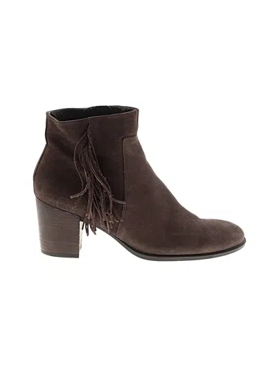 Pre-owned Ecco Ankle Boots In Brown