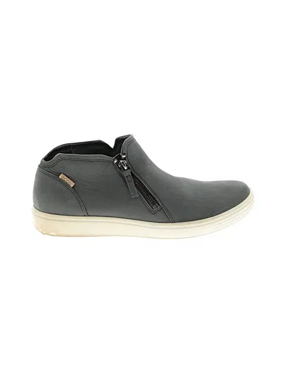 Pre-owned Ecco Ankle Boots In Gray