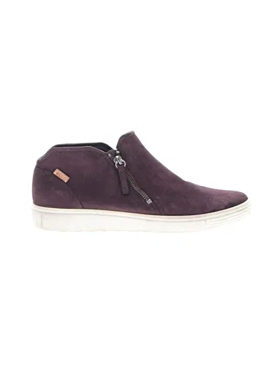 Pre-owned Ecco Ankle Boots In Purple