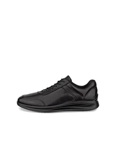 Ecco Aquet - Men's Leather Slip-on Shoe In Black
