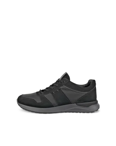 Ecco Astir Neo - Men's Leather Sneaker In Black