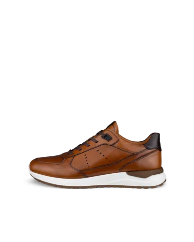Ecco Astir Neo - Men's Leather Sneaker In Brown