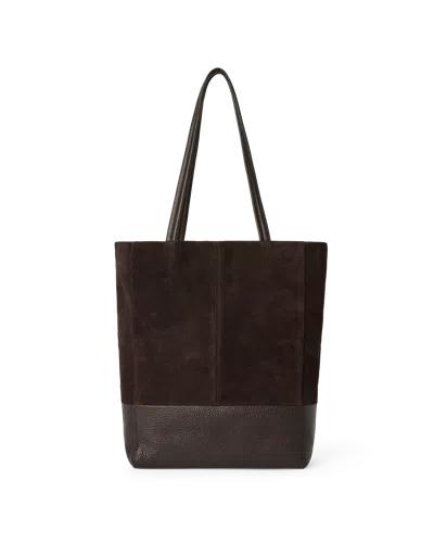 Ecco Aven Tote - Women's Leather Tote Bag In Brown