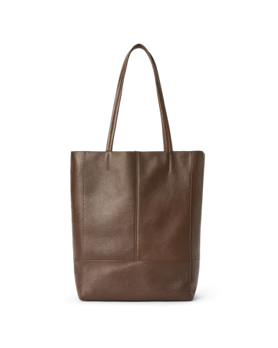 Ecco Aven Tote - Women's Leather Tote Bag In Brown