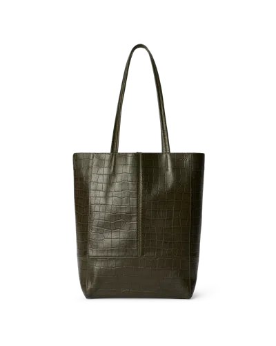 Ecco Aven Tote - Women's Leather Tote Bag In Green