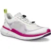 Ecco Biom 2.2 Breathru Sneaker In White/lavender Mist/beetroot