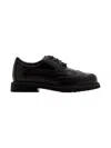 Ecco Brogue-detailing Derby Shoes In Black