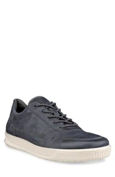 Ecco Byway Camel Leather Sneaker In Metallic