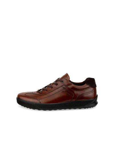 Ecco Byway - Men's Leather Shoe In Brown