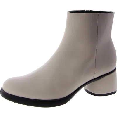Ecco Cal Caire Womens Leather Zipper Ankle Boots In Multi