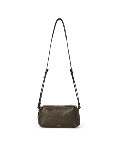 Ecco Camera Bag Curve - Women's Leather Camera Bag In Brown