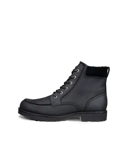 Ecco Charlestown - Men's Nubuck Waterproof Lace-up Boot In Black