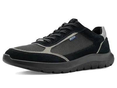 Ecco City Stride Lace-up Men's Shoes Black/magnet/steel: Eu 45 (us Men's 11-11.5) D - Medium