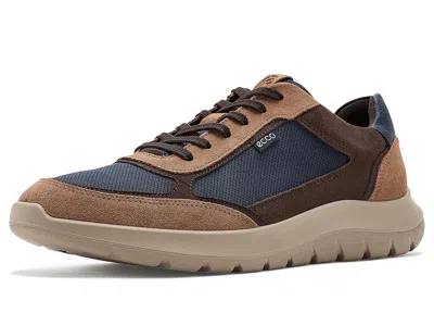 Ecco City Stride Lace-up Men's Shoes Camel/mocha/marine/coffee: Eu 40 (us Men's 6-6.5) D - Medium In Multi