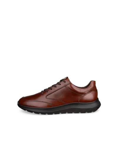 Ecco City Stride - Men's Leather Sneaker In Brown