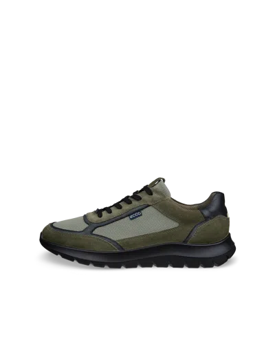 Ecco City Stride - Men's Leather Sneaker In Green