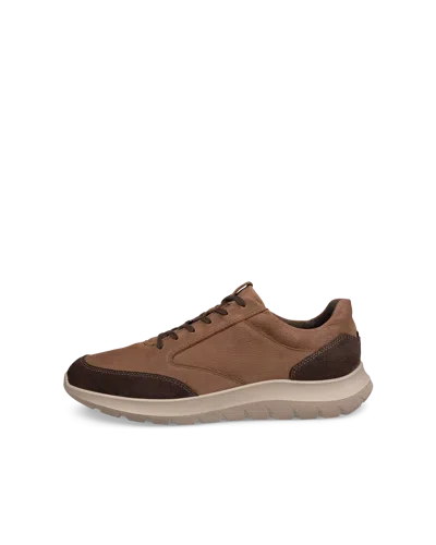Ecco City Stride - Men's Nubuck Sneaker In Brown