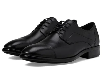 Ecco Citytray Cap Toe Tie In Black