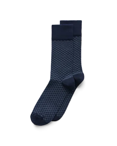 Ecco Classic Honeycomb Mid Cut - Men's Mid-cut Socks In Yellow
