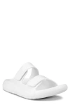 Ecco Cozmo E Water Resistant Slide Sandal In Bright White