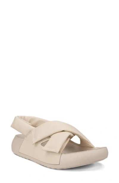 Ecco Cozmo Pf Water Resistant Platform Sandal In Limestone