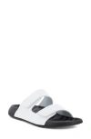 Ecco Cozmo Slide Sandal In Bright White