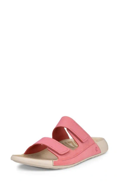 Ecco Cozmo Slide Sandal In Bubblegum
